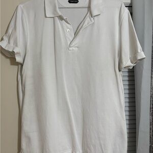 Tom Ford Classic White Polo Shirt